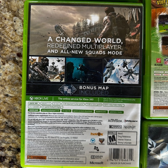 XBox 360 Video games: Call of Duty, Injustice, NFL Backyard Football, My Sims... - Picture 12 of 16